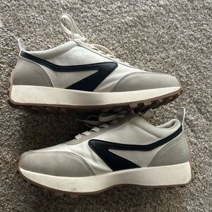 Dolce Vita Cream and Black Sneakers